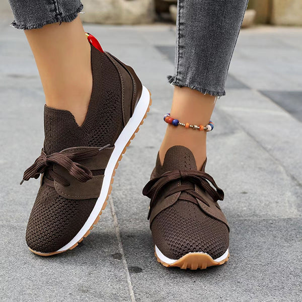 Last Day 70% OFF-Women's Breathable Flying Woven Orthopedic Sneakers
