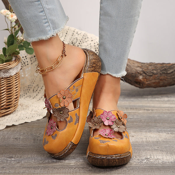 😍Last Day 50% OFF😍-Womens Orthopedic Wedge Sandals Arch Support Comfortable Walking Shoes