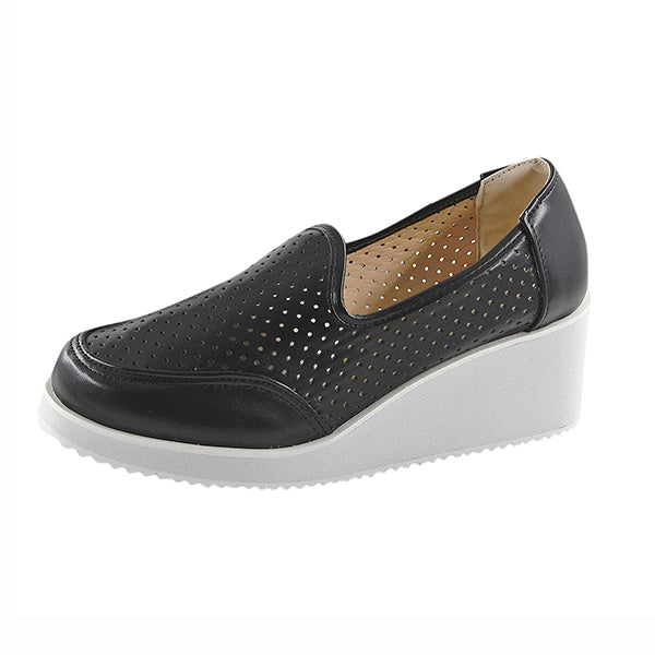 Womens Casual Breathable Orthopedic Wedge Heel Shoes