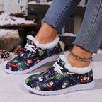 LAST DAY 50% OFF-Women's Christmas Style Plush Comfort Winter Snow Boots