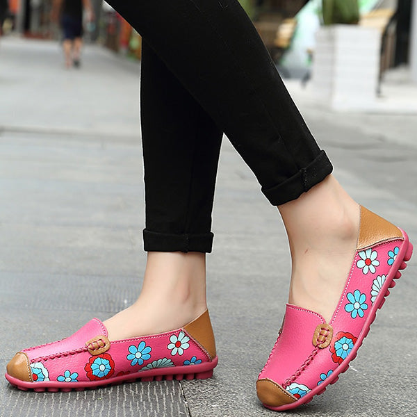 🔥LAST DAY 50% OFF - Women Comfortable Casual Minimalism Faux Leather Shoes
