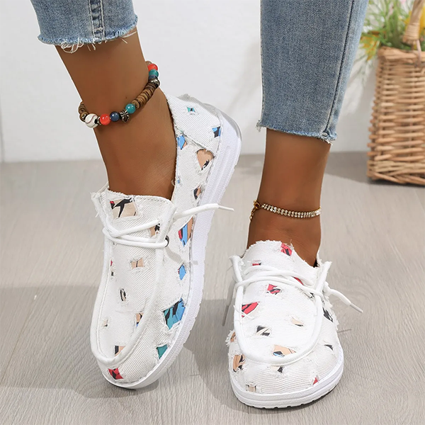 🔥LAST DAY 70% OFF - Women's Casual Comfy Lightweight Low-top Canvas Shoes