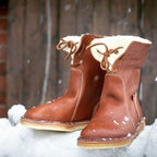 Women's Vintage Buttery-Soft Waterproof Wool Lining Boots
