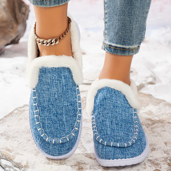 LAST DAY 50% OFF-Women's Comfort Warm Fleece-Lined Winter Snow Boots