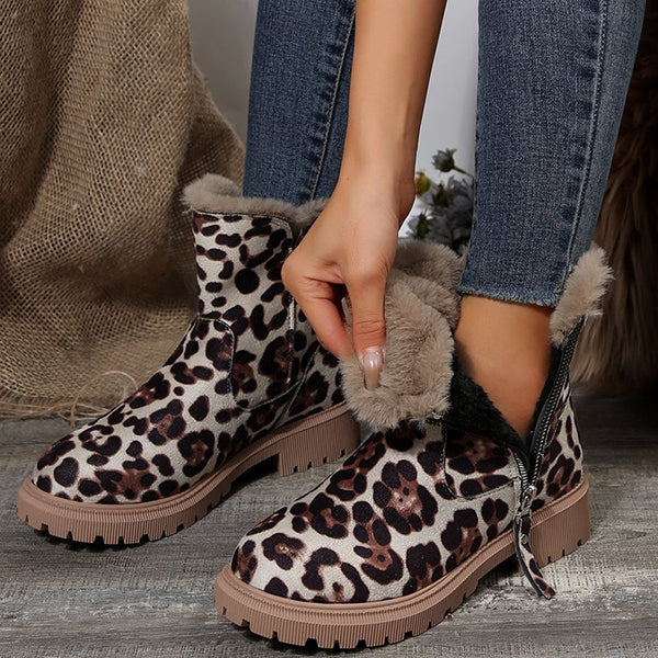 Last Day 50% OFF-Women's Casual Plush Warm Snow Boots