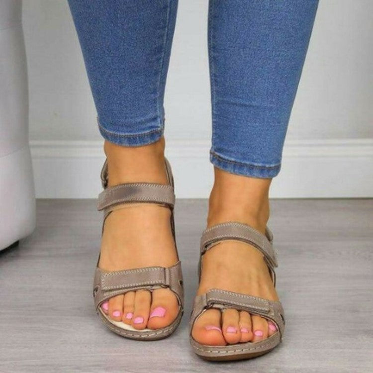 Orthopedic Wedge Sandals for Women Open Toe Ankle Strap Platform Sandals