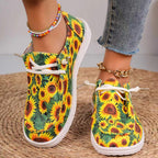 🔥LAST DAY 50% OFF - Women's Casual Comfy Color Printing Canvas Shoes