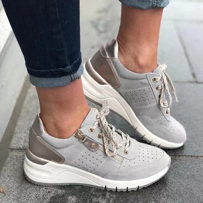 Women's Comfort Side Zipper Orthopedic Shoes