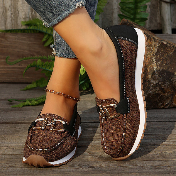 🔥LAST DAY 70% OFF - Women Comfortable Chain Decor Casual Walking Shoes