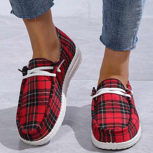 🔥LAST DAY 70% OFF - Women's Casual Comfy Lace-up Canvas Shoes