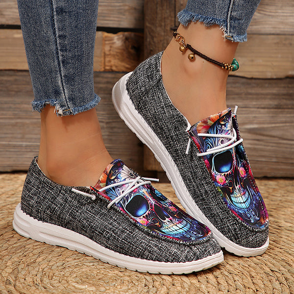 🔥LAST DAY 50% OFF - Women's Casual Comfy Lightweight Floral Patchwork Canvas Shoes