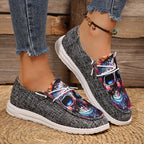 🔥LAST DAY 50% OFF - Women's Casual Comfy Lightweight Floral Patchwork Canvas Shoes