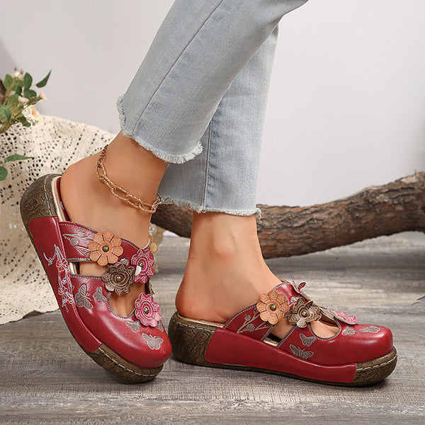 😍Last Day 50% OFF😍-Womens Orthopedic Wedge Sandals Arch Support Comfortable Walking Shoes