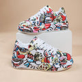 Women's Casual Graffiti Platform Sneaker
