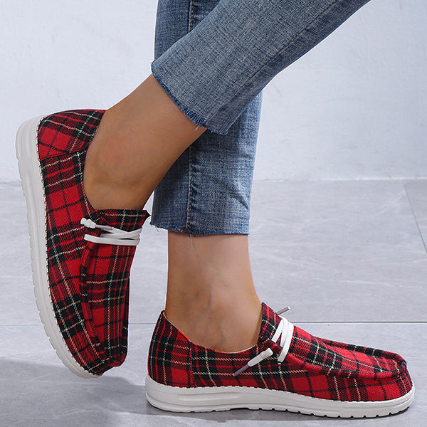 🔥LAST DAY 70% OFF - Women's Casual Comfy Lace-up Canvas Shoes