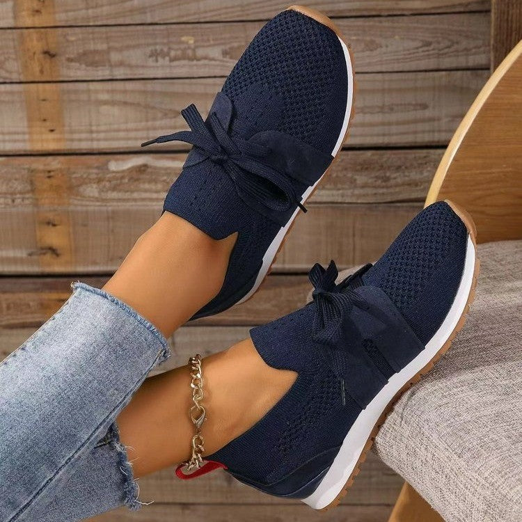Last Day 70% OFF-Women's Breathable Flying Woven Orthopedic Sneakers