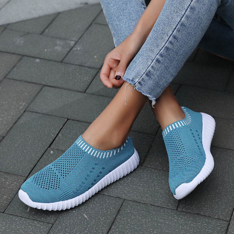 Orthopedic Women's Lightweight Breathable Mesh Sock Trainers Outdoor Sports Running Shoes