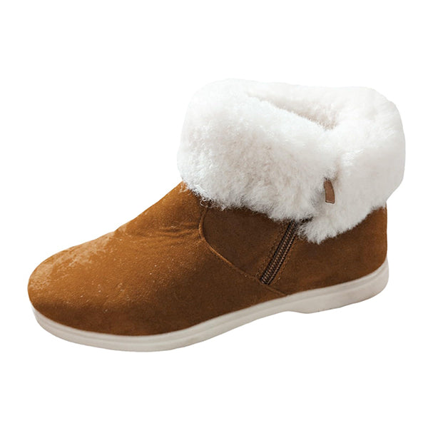 Last Day 50% OFF-Women's Classic Slip Resistant Suede Casual Warm Snow Boots