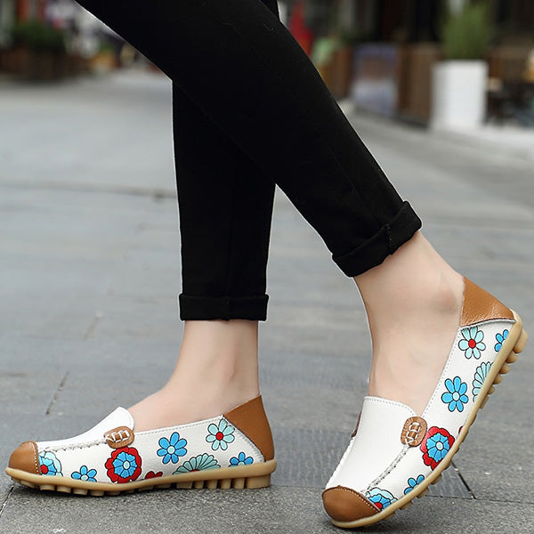 🔥LAST DAY 50% OFF - Women Comfortable Casual Minimalism Faux Leather Shoes