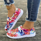 🔥LAST DAY 70% OFF - Women's Casual Comfy Floral Print Canvas Shoes
